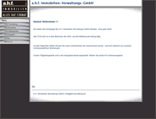 Tablet Screenshot of ahf-verwaltung.de